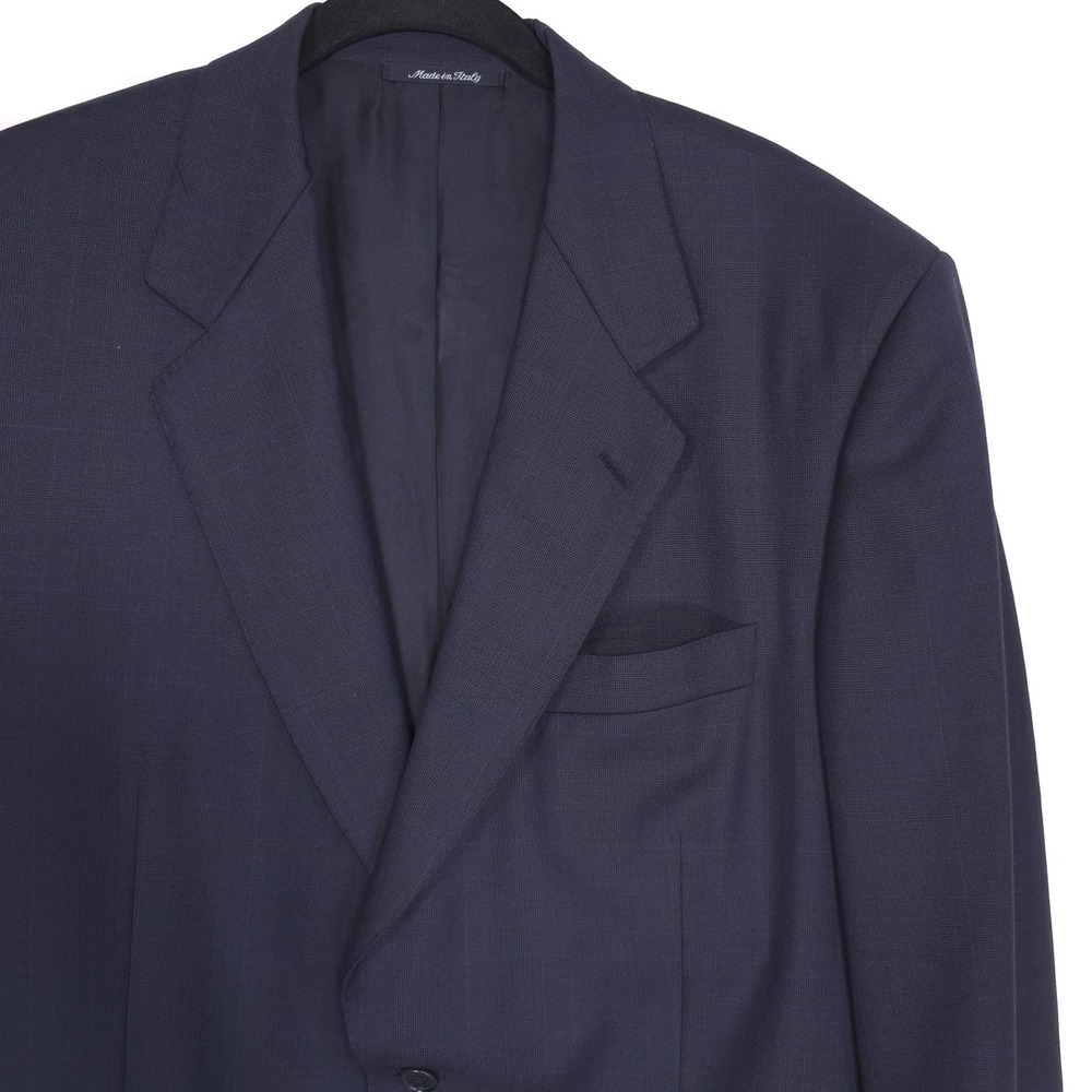 BARNEYS NEW YORK‎ Sport Coat PIATTELLI 42R 100% WOOL City ITALY MADE Navy Blazer